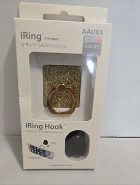 Ring iRing Hook Gold Glitter Smartphone Ring Mount